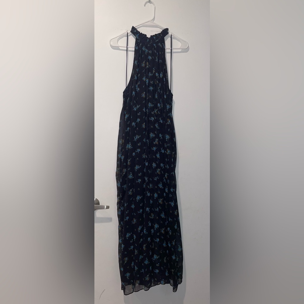 Free People Black Floral Wide Leg Jumpsuit - Picture 4 of 10